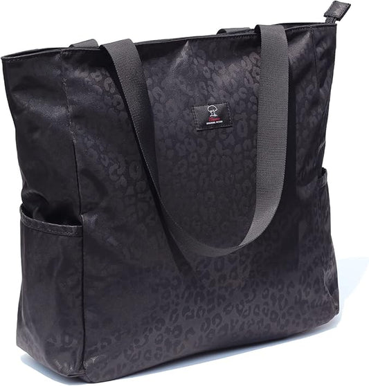 ESVAN Original Floral Water Resistant Large Tote Bag Shoulder Bag for Gym Beach Travel Daily Bags Upgraded