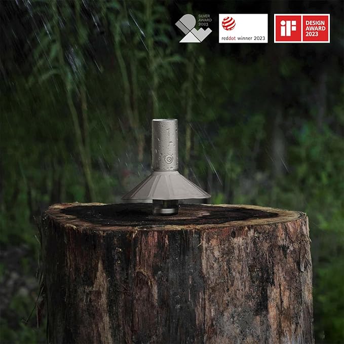 HOTO Outdoor Camping Flashlight Rechargeable, 3-in1 Camping Lantern 3200mAh, IP66 Water Resistant Camping Lamp Tent Lights with Hook, LED Flashlight for Camping, Outdoor, Emergency