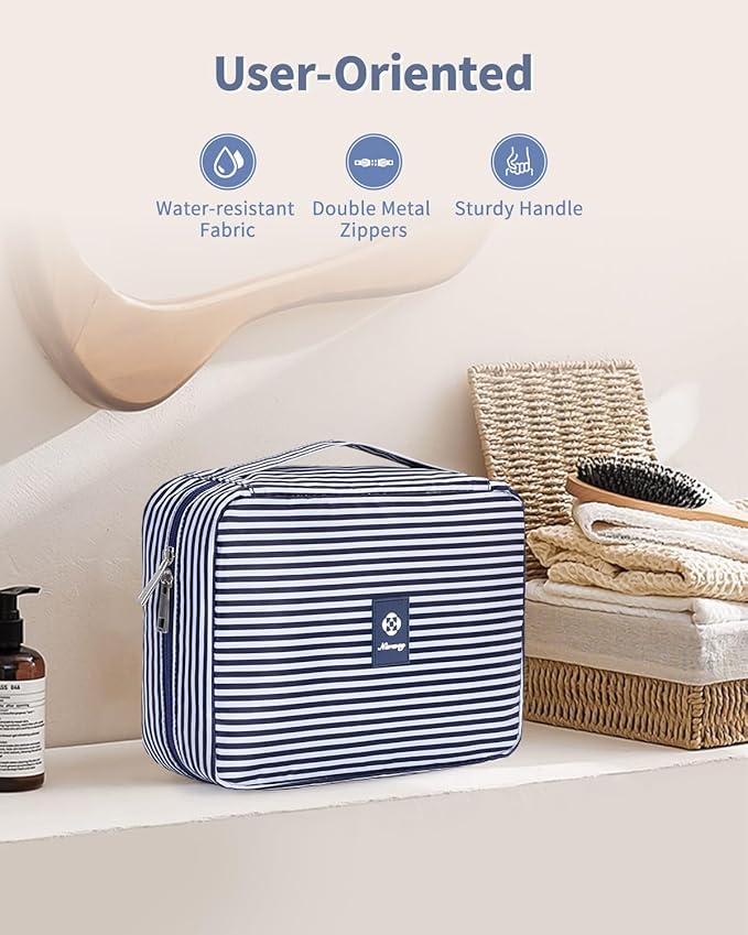 Narwey Hanging Travel Toiletry Bag Cosmetic Make up Organizer for Women and Girls Waterproof