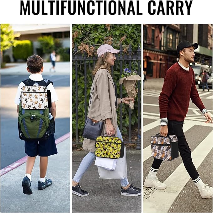 Duck Lunch Bag Reusable Insulated Lunch Box Keep Food Cooler Thermal Lunch Tote for Women Men