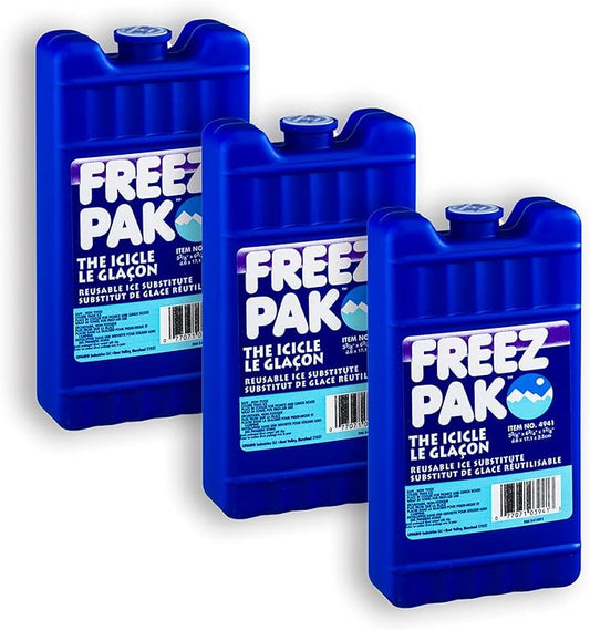 Freez Pak (3 Pack) Reusable Ice Packs, Small