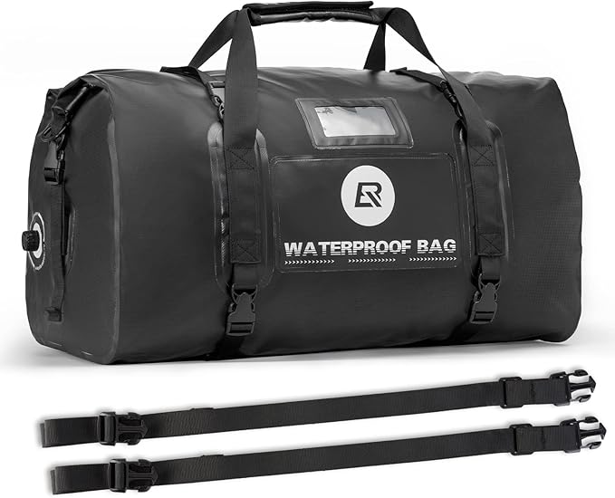 ROCKBROS Waterproof Duffel Bag 20L Motorcycle Travel Dry Duffel Bag for Motorcycling Boating Kayaking Camping Fishing Outdoor Adventure for Men Women