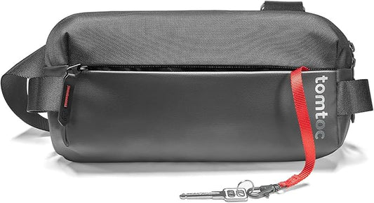tomtoc Compact EDC Sling Bag, Chest Shoulder Crossbody Sling Daypack for Men Women, Water-resistant Lightweight Everyday Carry Casual Pack for Nintendo Switch 2, Tactical, Travel, Work, Gym, Sport