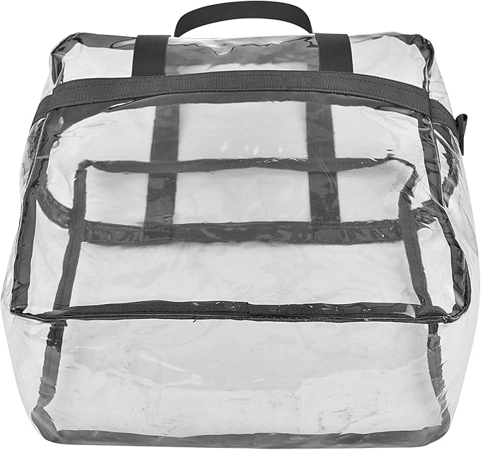 USPECLARE Clear Tote Stadium Approved, Security Travel & Gym Clear Bag for Work Sports Games Concerts