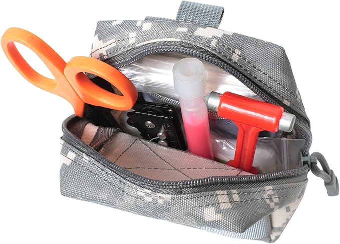 2 Pack Molle Pouches - Tactical Compact Water-Resistant EDC Pouch