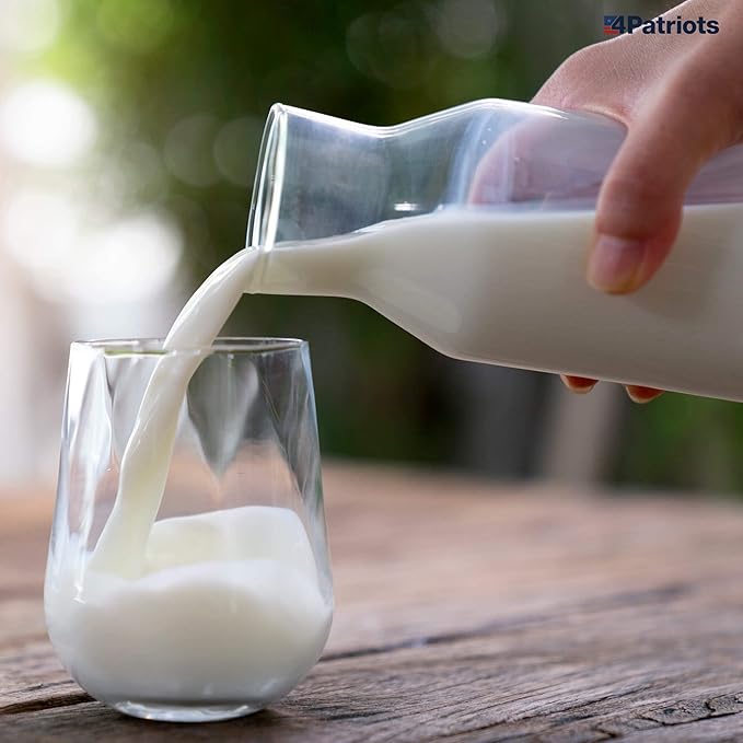 4Patriots Heartland's Finest Powdered Milk: Survival Milk With Long-Lasting Shelf Life, 8 Servings