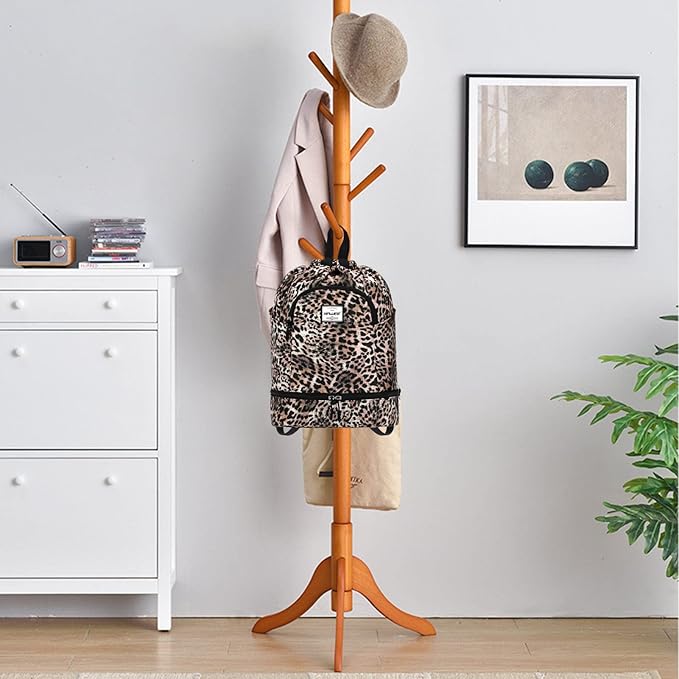 Dry Wet Drawstring Backpack with Shoe Compartment for Women Adjustable Gym Bag