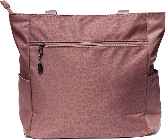 ESVAN Original Floral Water Resistant Large Tote Bag Shoulder Bag for Gym Beach Travel Daily Bags Upgraded