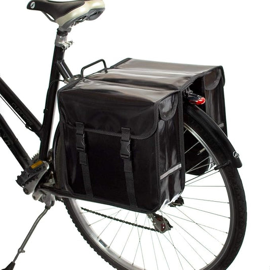 BikyBag Classic CW - Waterproof Bike Double Bag, Bicycle Panniers for Rear Rack