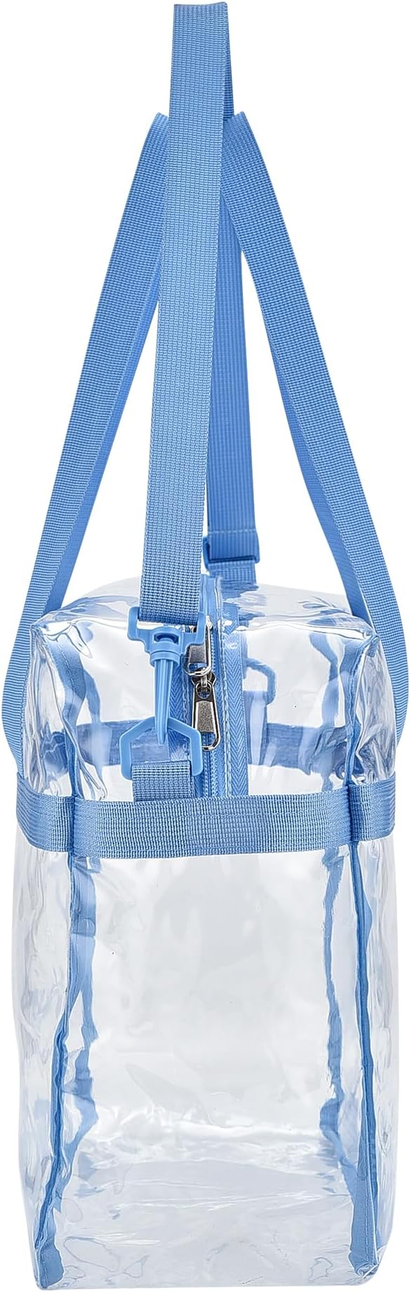 USPECLARE Clear Tote Stadium Approved, Security Travel & Gym Clear Bag for Work Sports Games Concerts