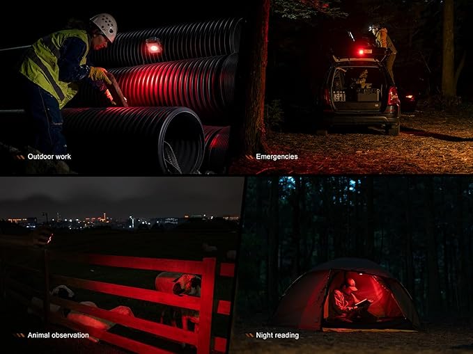 Fenix CL27R Camping Lantern Flashlight, 1600 lumens USB-C Rechargeable Waterproof Portable with White and Red LEDs and Lumentac Organizer for Hurricane Power Outage Emergency and Job Sites (Green)
