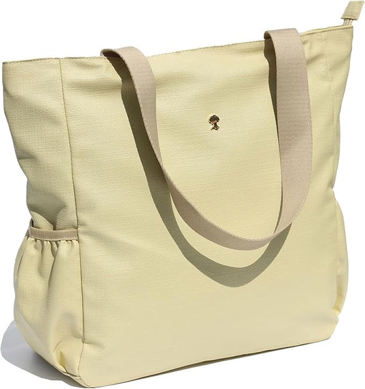 ESVAN Original Floral Water Resistant Large Tote Bag Shoulder Bag for Gym Beach Travel Daily Bags Upgraded