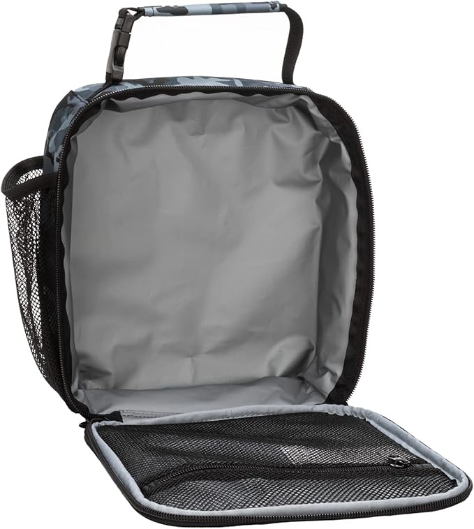 Dickies Basic Insulated Lunch Bag for Work, Thermal Reusable Office Lunch Box for Men, Women (Grey Camo)