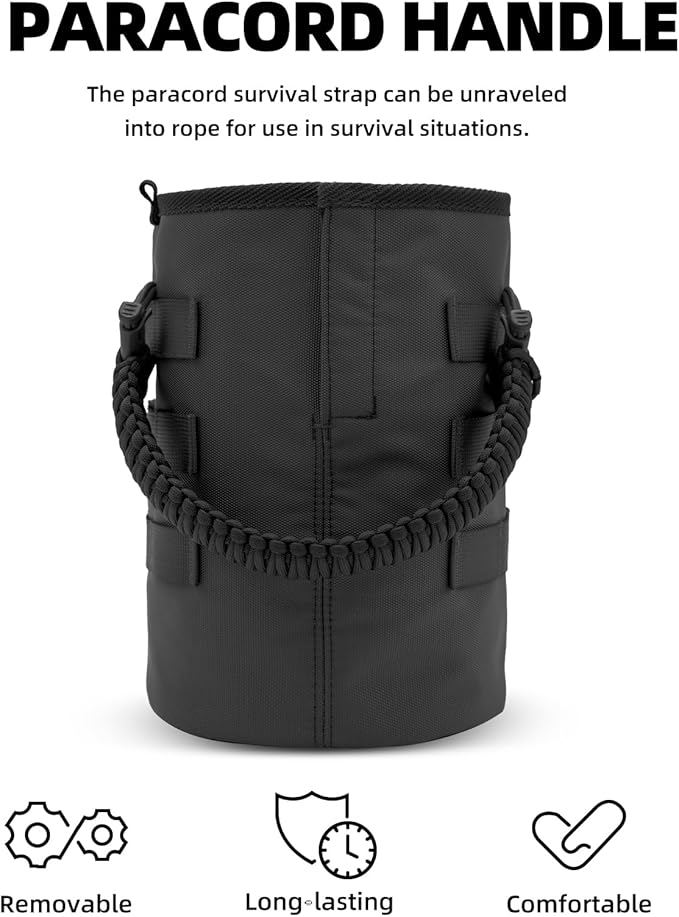 Water Bottle Holder Bag with Molle Strap - Water Bottle Carrier Pouch for Walking, Gym, Camping, Fishing, Hunting 32oz, 64oz, 128oz One Gallon Tactical Carrier Holder