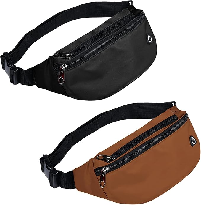 Fanny Pack for Men Women, Waterproof Sports Waist Bag Pack, Belt Bag for Travel Hiking Running