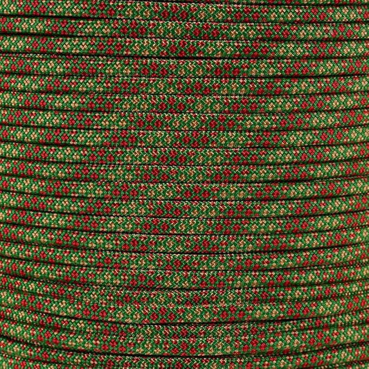 Paracord Planet Holiday Colors 550 Paracord – Great for DIY, Bracelets, and Lanyards – Noel (25 Feet)