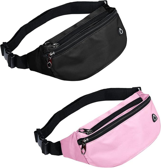 Fanny Pack for Men Women, Waterproof Sports Waist Bag Pack, Belt Bag for Travel Hiking Running