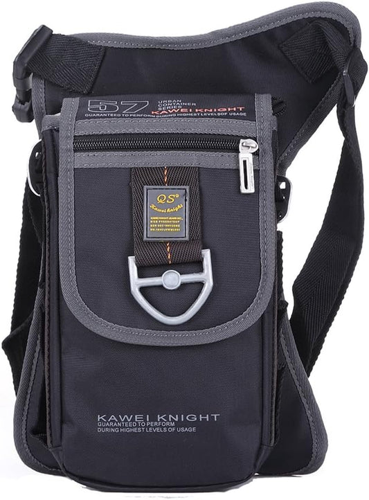 Nylon Tactical Leg Bag Pouch Messenger Waterproof