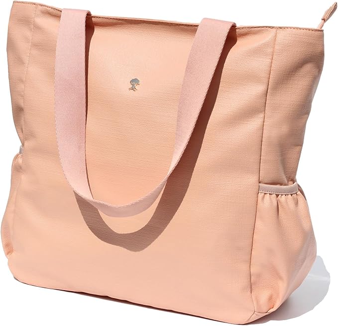 ESVAN Original Floral Water Resistant Large Tote Bag Shoulder Bag for Gym Beach Travel Daily Bags Upgraded