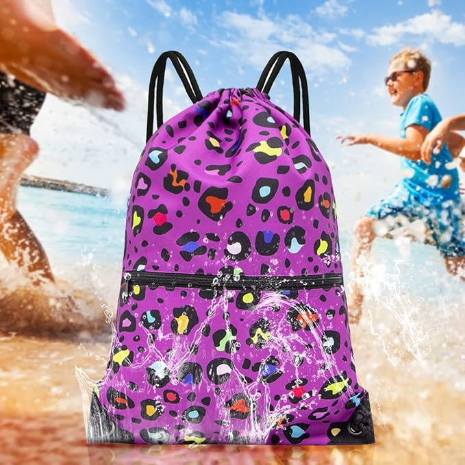HOLYLUCK Drawstring Backpack Bag Sport Gym Sackpack