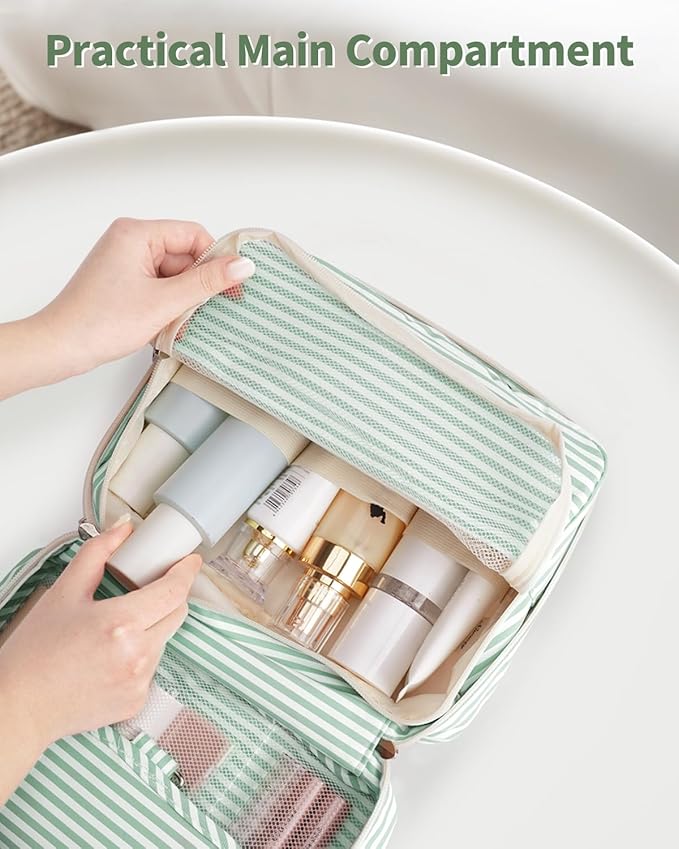 Narwey Hanging Travel Toiletry Bag Cosmetic Make up Organizer for Women and Girls Waterproof