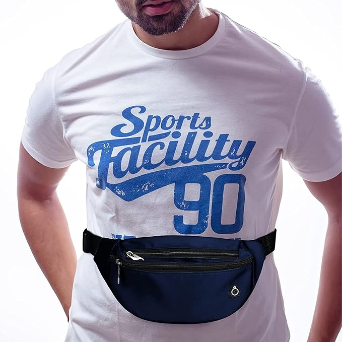 Fanny Pack for Men Women, Waterproof Sports Waist Bag Pack, Belt Bag for Travel Hiking Running