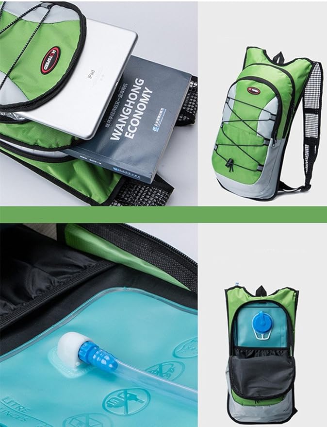 Monvecle Hydration Pack Water Rucksack Backpack Bladder Bag Cycling Bicycle Bike/Hiking Climbing Pouch + 2L Hydration Bladder