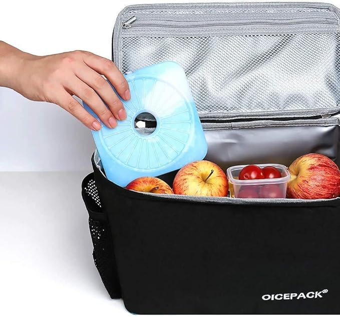 10pcs Slim Ice Packs Quick Cooling & Long-Lasting for Lunch Box | Lunch Bags | Freezer Packs Reusable Cool Pack | Ice Packs for Office/Jobsite/Camping/Beach/Picnics/Golf