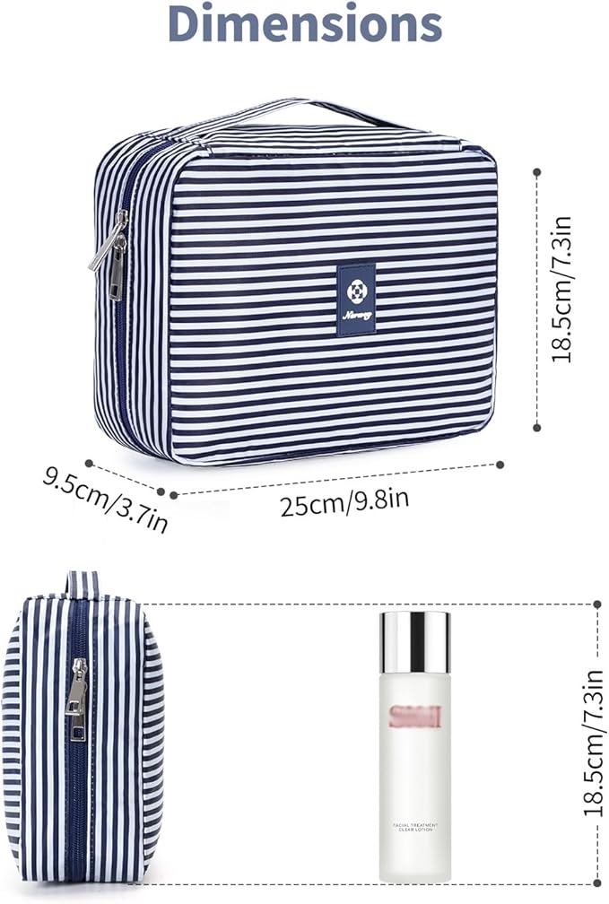 Narwey Hanging Travel Toiletry Bag Cosmetic Make up Organizer for Women and Girls Waterproof