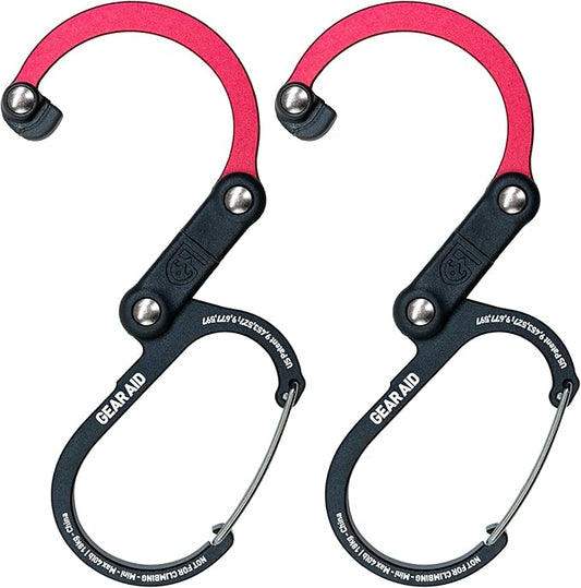 GEAR AID HEROCLIP Carabiner Gear Clip and Hook (Mini) for Travel