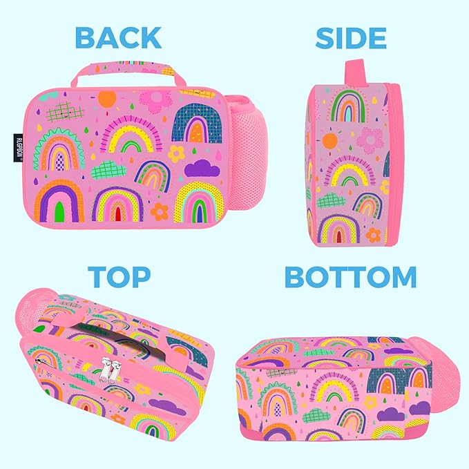 RLGPBON Kids Lunch Bag,Insulated Lunch Box for Girls Boys,Lunch Bag Toddler Teen,School Daycare Cute Travel bags