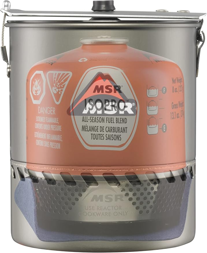 MSR Reactor Windproof Camping and Backpacking Stove System