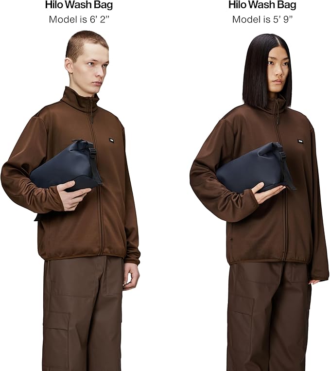 RAINS - Hilo Waterproof Wash Bag for Travel - Men & Women (Navy)