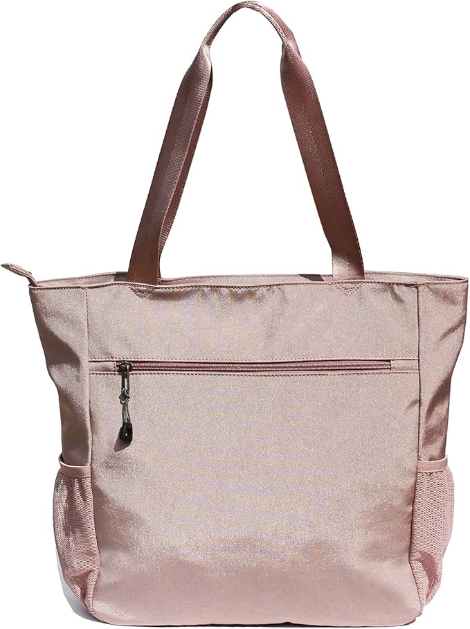 ESVAN Original Floral Water Resistant Large Tote Bag Shoulder Bag for Gym Beach Travel Daily Bags Upgraded