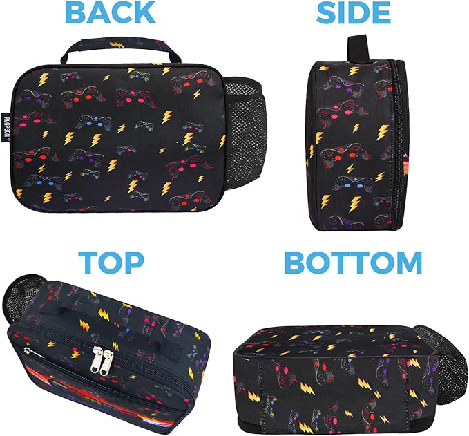 RLGPBON Kids Lunch Bag,Insulated Lunch Box for Girls Boys,Lunch Bag Toddler Teen,School Daycare Cute Travel bags