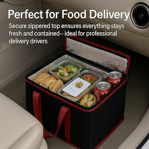 musbus 2 Pack XL-Large Insulated Grocery Shopping Bags, Green, Reusable Bag,Thermal Zipper,Collapsible,Tote,Cooler,Food Transport hot and Cold,for instacart,Camping