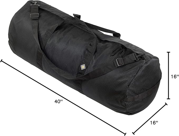 North Star Sports Large Duffle Bag for Travel Heavy Duty Gym Bag | Foldable and Weatherproof Tactical Gear Bags for Tactical Equipment, or as Carry on Travel Duffel Bags