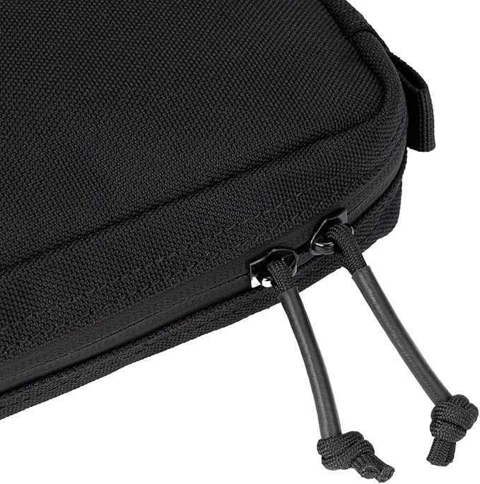 Tactical Belt Pouch EDC Waist Bag MOLLE Admin Pocket Modular Medical Kit Organizer Phone Holster Vest Pack Nylon Utility Zipper Wallet Small Gear Tool Carrier for Men Women Camping Hiking