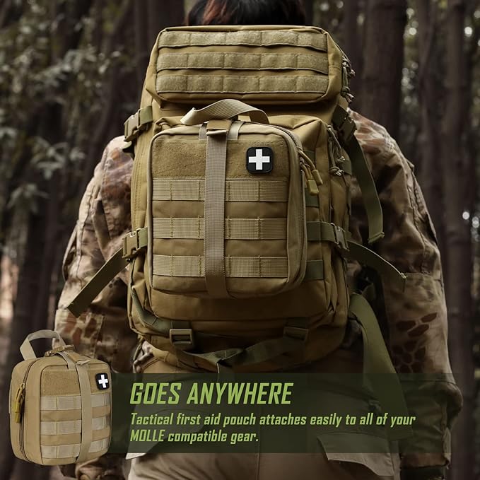 First Aid Bag Empty Medical Ifak Pouch Molle EMT Pouches Rip-Away Tactical Military Trauma Emergency Medic Bag
