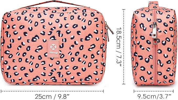 Narwey Hanging Travel Toiletry Bag Cosmetic Make up Organizer for Women and Girls Waterproof