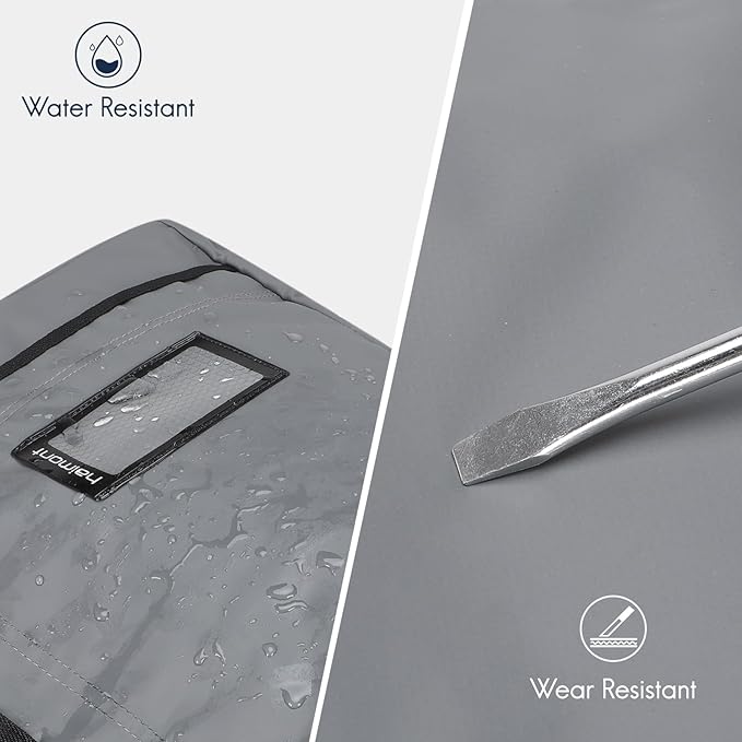 Haimont Mens Duffle Backpacks for Traveling, Convertible Gym Duffel Bag with Backpack Straps, Camping, Overnight Trip, Weekend, Sports Gear Carry-on Bag for Women, Hiking, 40L, Grey