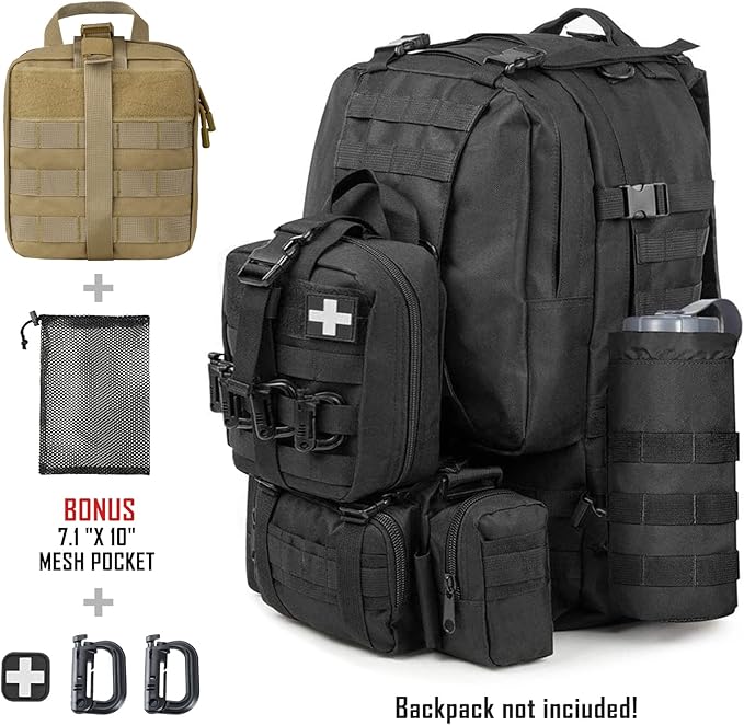 First Aid Bag Empty Medical Ifak Pouch Molle EMT Pouches Rip-Away Tactical Military Trauma Emergency Medic Bag