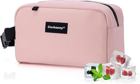 Small Cooler Bag Freezable Lunch Bag for Work School Travel,Small Lunch Bag,Small Insulated Bag For Kids/Adults,Freezer Lunch Bags,Freezable Snack Bag,Mini Lunch Bag Fit For Yogurt,Suit for 3+.