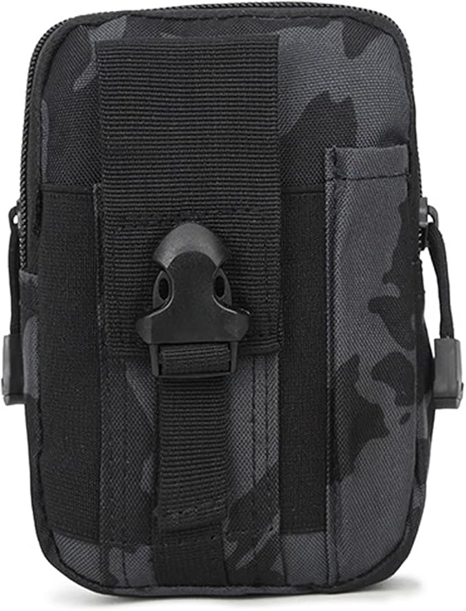 Outdoor Tactical Waist Bag Molle Pouch Military Hip Waist Compact Belt Bag Pouch Wallet Camping Phone Power Bank Camping Hiking Gear Tool Organizer