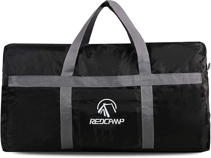 REDCAMP Foldable Travel Bag, Large Sports Bag, 75L/96L/100L, Lightweight Waterproof Tote Bag