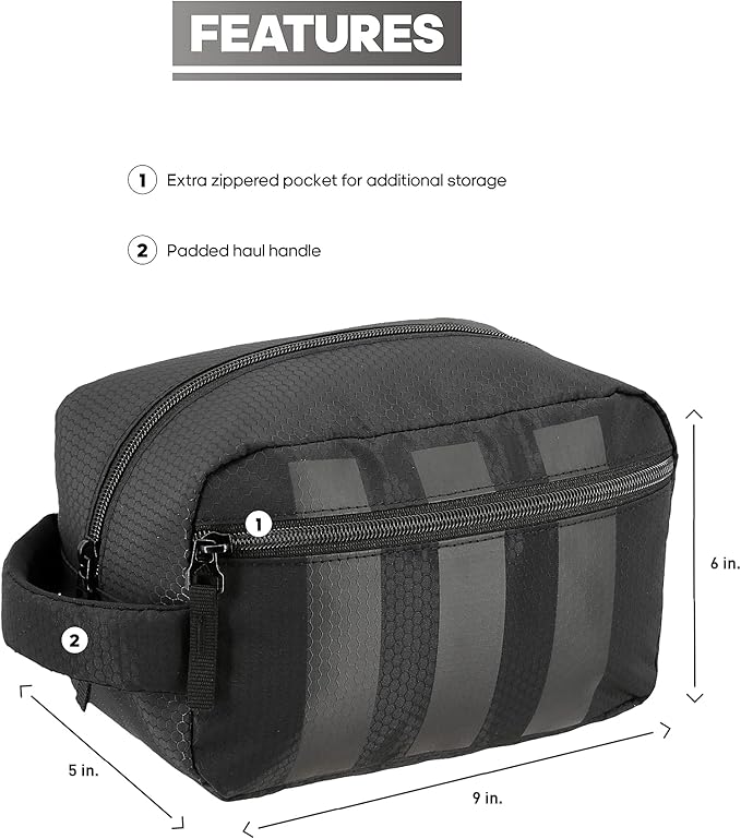 adidas Team Toiletry Kit Travel Shower Bag