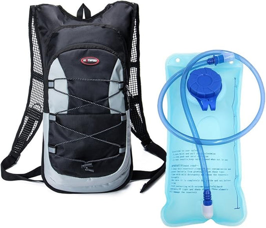 Monvecle Hydration Pack Water Rucksack Backpack Bladder Bag Cycling Bicycle Bike/Hiking Climbing Pouch + 2L Hydration Bladder