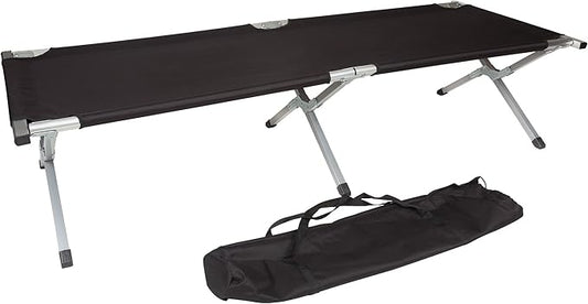 Trademark Innovations 75" Portable Folding Camping Bed and Cot