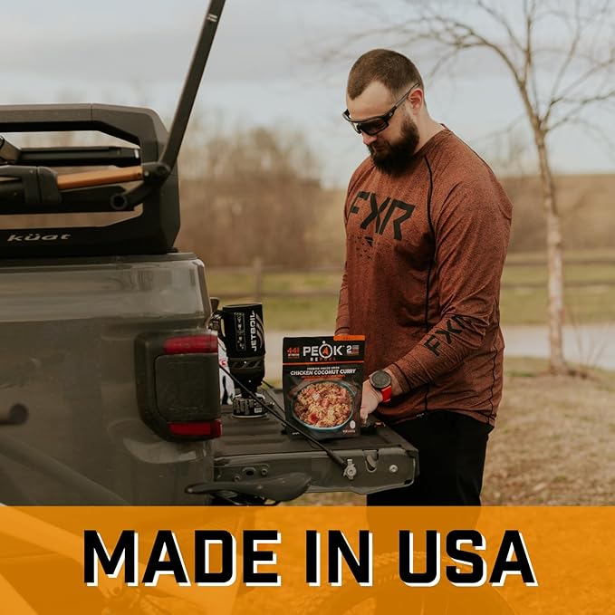 Peak Refuel Chicken Coconut Curry | Freeze Dried Backpacking and Camping Food | Amazing Taste & Quality | High Protein | Real Meat | Quick Prep (2 Serving Pouch)