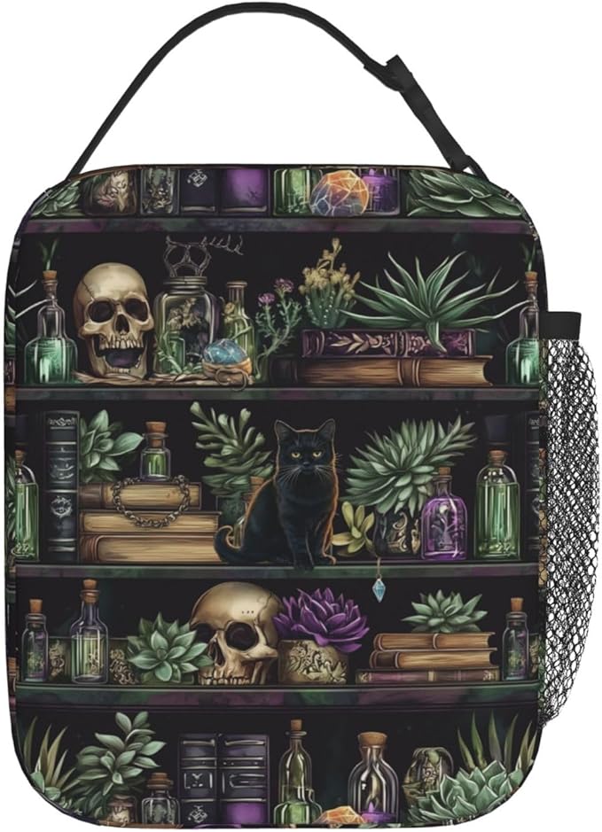 Cat Lunch Bag Insulated Reusable Lunch Box Thermal Cooler Tote For Men Women Work Travel Picnic Hiking